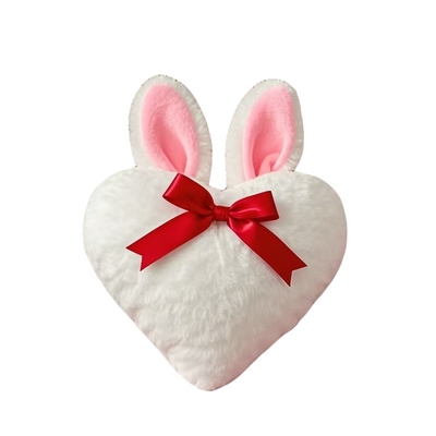 Witte hart kussen kussen speelgoed gooi kussen cadeau Valentijnsdag decoratieve kussen, bruiloft decoratie
