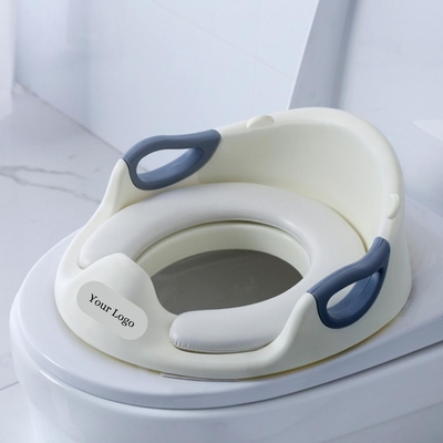 Nieuwgeboren producten Baby toiletstoel met logo aanpassing Anti Splash