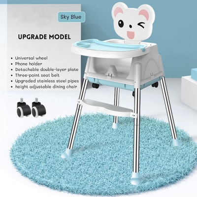 Zachte comfortabele baby eetstoel verstelbare maat 92 * 65 * 65 cm Voor slaapkamervoeding