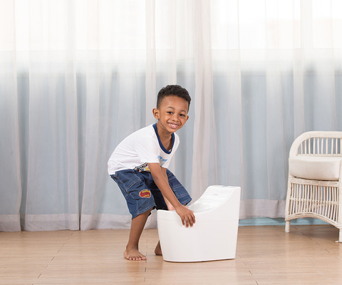 Print Patroon Eco Friendly Plastic PP Baby Potty Training Seat Chair 39*26*37 Bruto/Netto Gewicht 2,1 kg/1,48 kg