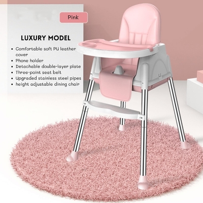3 in 1 multifunctionele hoge stoel baby eettafel stoel 92*65*65cm