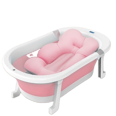 PP TPE vouwbad voor baby's milieuvriendelijk Roze Blauw Open maat 79*21cm