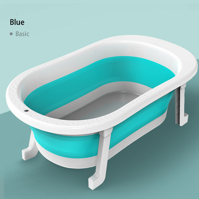 PP TPE vouwbad voor baby's milieuvriendelijk Roze Blauw Open maat 79*21cm