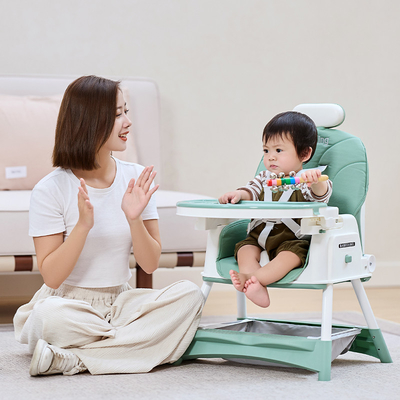 EN71 Certificaat Baby Dinner Chair Multifunktioneel Opvouwbaar Baby Feeding Chair