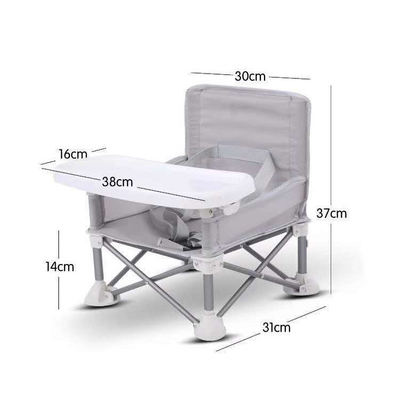 CPC-certificaat Baby Dinner Chair vouwbare peuter eetstoel voor thuis / reizen