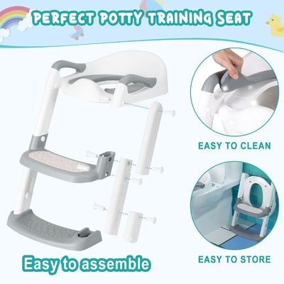 Luxe schoonheidsladder voor peuters Ergonomische toiletstoel