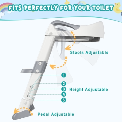 Luxe schoonheidsladder voor peuters Ergonomische toiletstoel