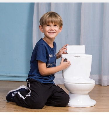 Kleurloze plastic babypotje toilet trainer met EN71-certificering en aangepaste logo optie