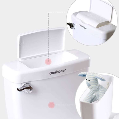 Aanpasbaar wit gedrukt babytreiningspottoilet met EN71-test voor babytreiningen