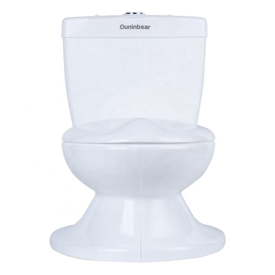 Zachte babyverzorgingspot voor kinderen Toilettraining - Witte pot met puur kleurontwerp