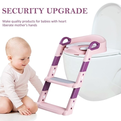 1-10 jaar oud Kinderen Baby Potty Training Ladder Step Up Seat Customized Logo