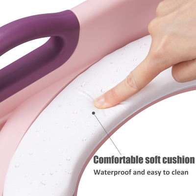 Aanpassing Logo PP Plastic vouwbaar Baby Toiletstoel Potty Stoel Met Trappen