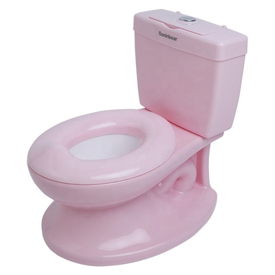 Roze plastic babypot toilet EN71 gecertificeerd puur kleurontwerp Custom logo beschikbaar