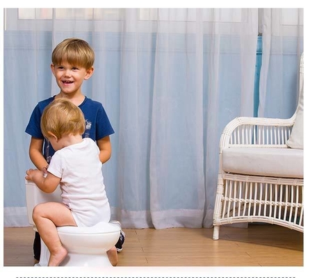 Witte kinderen Toilet Training Potty Baby Training Seat met EN71-certificering