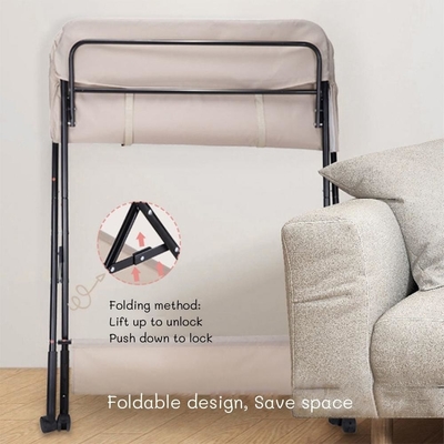 Ouninbear Draagbare vouwbare luier wissel tafel met opslag en draagbare kinderbed
