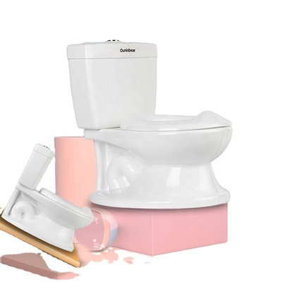 Print Patroon Wit plastic baby toiletpot met EN71-test