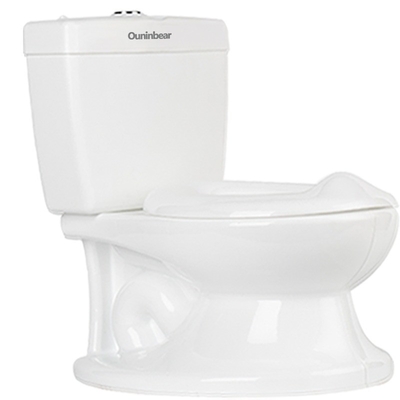 Print Patroon Wit plastic baby toiletpot met EN71-test