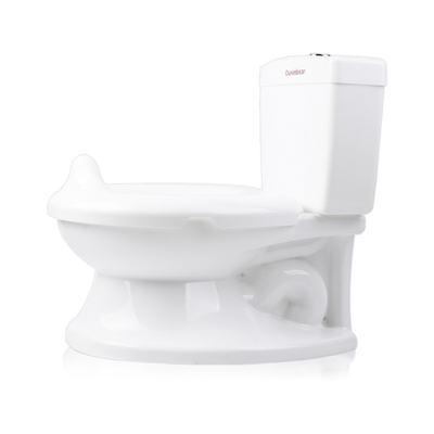 Geprinte plastic baby-potty toilettrainingsstoel Roze Blauw Wit Pottystoel met EN71-certificering