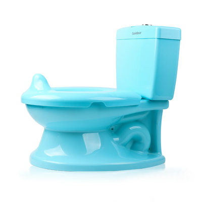 Geprinte plastic baby-potty toilettrainingsstoel Roze Blauw Wit Pottystoel met EN71-certificering