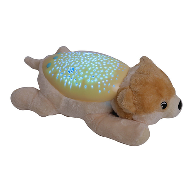 0-7 Jaar Oud Baby Slaap Zoeter Speelgoed Hond Plush Pop Met Projecteerbare Verlichting En Muziek