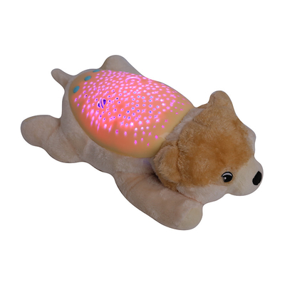 0-7 Jaar Oud Baby Slaap Zoeter Speelgoed Hond Plush Pop Met Projecteerbare Verlichting En Muziek
