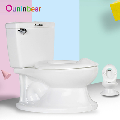 Aanpasbaar wit gedrukt babytreiningspottoilet met EN71-test voor babytreiningen