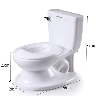 Aanpasbaar wit gedrukt babytreiningspottoilet met EN71-test voor babytreiningen