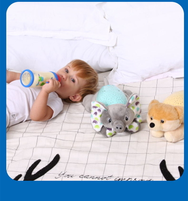 0-7 Jaar Oud Baby Slaap Zoeter Speelgoed Hond Plush Pop Met Projecteerbare Verlichting En Muziek