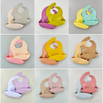 Gepersonaliseerde zachte waterdichte baby-silicon-bibbel met EN71-certificaat