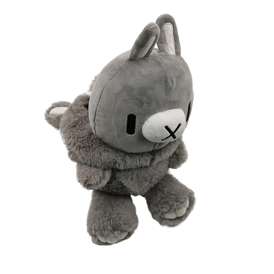 Hoogte 11cm-30cm Kleine grijze konijn pluis speeltje Gepersonaliseerde vullende dieren