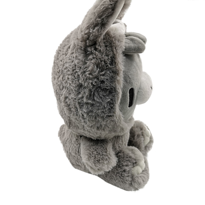Hoogte 11cm-30cm Kleine grijze konijn pluis speeltje Gepersonaliseerde vullende dieren