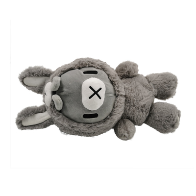 Hoogte 11cm-30cm Kleine grijze konijn pluis speeltje Gepersonaliseerde vullende dieren