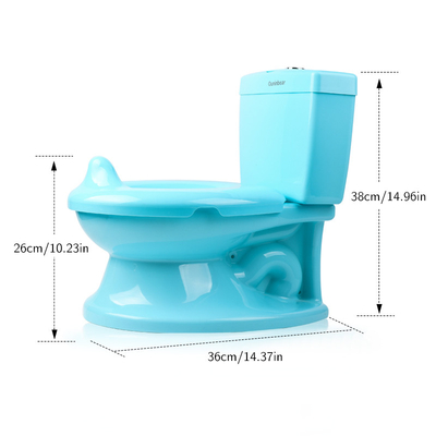EN71 Gecertificeerde baby toiletpot Custom logo geaccepteerd Blauw Roze Wit Zuiver Kleur Toilet Trainer