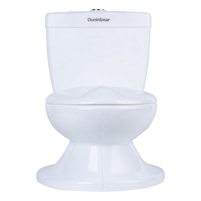 Witte baby-potje toilet zuivere kleurpotjes aangepast logo aanvaard toilettrainer