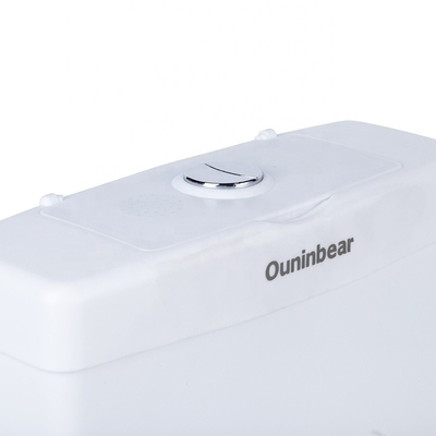 Witte baby-toilet met EN71-testcertificering - gedrukt ontwerp