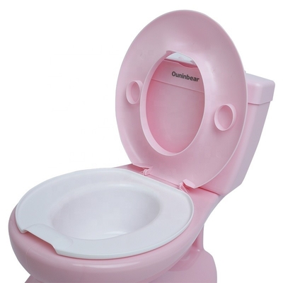 Roze plastic babypot toilet EN71 gecertificeerd puur kleurontwerp Custom logo beschikbaar