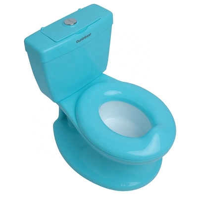 Blauw Pure Kleur Baby Potty Toilet met EN71-certificering Gemakkelijk 2-in-1 ontwerp