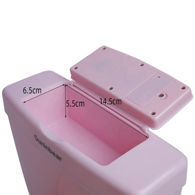 Roze plastic babypotje toilet trainer met aangepast logo - EN71 gecertificeerd