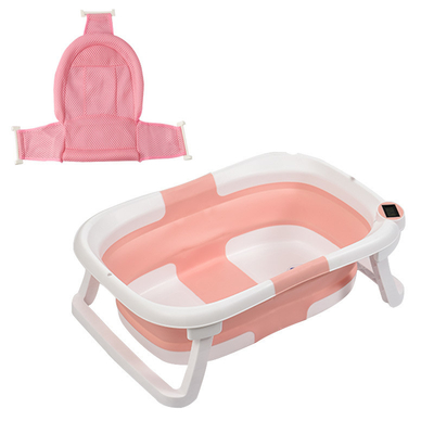 Draagbare opvouwbare babybad set hoge temperatuur bestand karton afdruk