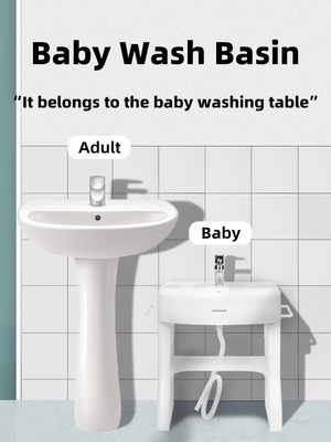 OEM / ODM Baby Wasbak Met Stand Kinderen Handreiniging Wasbak Populaire sanitaire producten