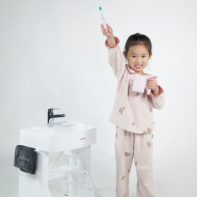 CPC Baby Wash Basin Plastic Free Standing Pedestal Kinderen Grootte Shampoo Wasbak