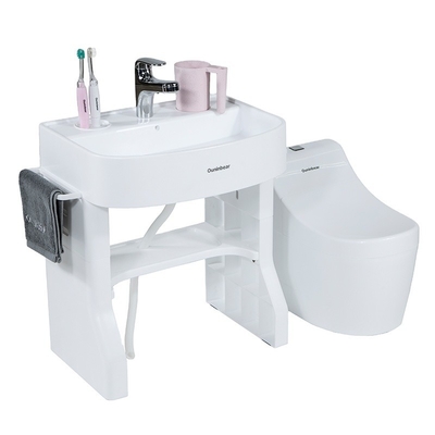 CPC Baby Wash Basin Plastic Free Standing Pedestal Kinderen Grootte Shampoo Wasbak