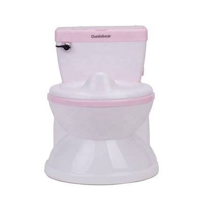 Geprinte, milieuvriendelijke, zachte baby-toiletstoelpot EN71 Gecertificeerd voor baby's Gepersonaliseerd logo geaccepteerd