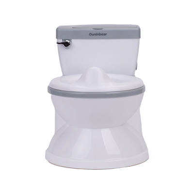 Grijze Eco Friendly Baby Potty Toilet EN-71 Gecertificeerde trainingsstoel met aangepast logo