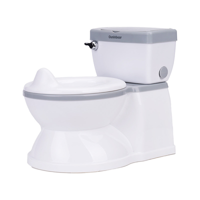 Grijze Eco Friendly Baby Potty Toilet EN-71 Gecertificeerde trainingsstoel met aangepast logo