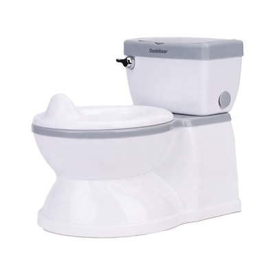 Eco-vriendelijke grijs gedrukte kindertoilet voor baby-opleiding - EN-71-gecertificeerde stoel