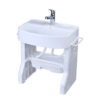 Ouninbear Wasbak Kinderen Wasbak Plastic Met Licht En Water Tank In Wit