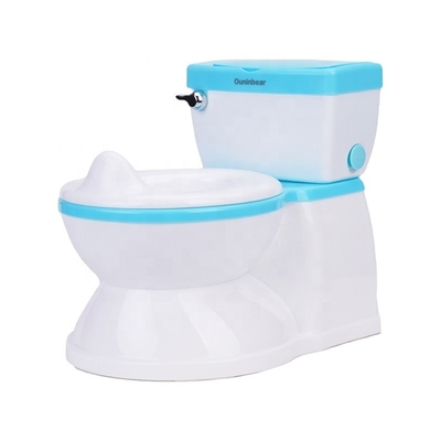 Blauw Eco Friendly Baby Potty Toilet Training Seat EN-71 Gecertificeerd Custom Logo Geaccepteerd