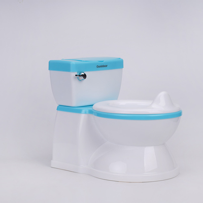 Geprinte plastic babypotje stoel voor supermarkten alle seizoenen badkamer trainingsstoel met schattige ontwerp