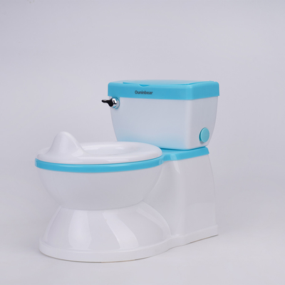 Geprinte plastic babypotje stoel voor supermarkten alle seizoenen badkamer trainingsstoel met schattige ontwerp